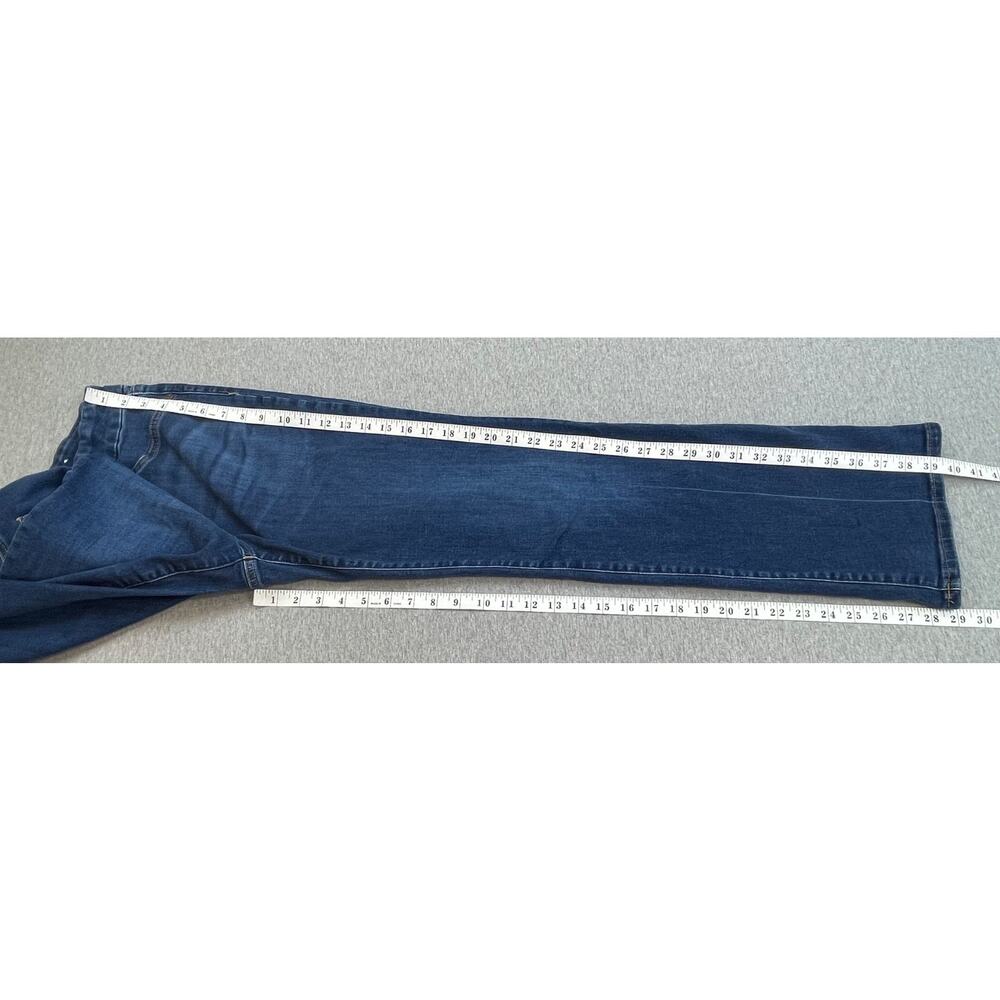 Chicos Jeans Womens 1.5R (10R) Blue Cotton Blend Stretch Pull On Slim Bootcut - Picture 6 of 6
